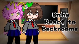 Bnha react to Backrooms//GC//Bnha/mha