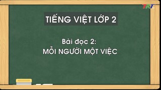 TIẾNG VIỆT 2: Bài đọc 2: Mỗi người mỗi việc