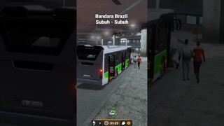 Narik Subuh Di Bandara Brazil Di Bus Simulator Indonesia#games #tiktok #gaming #shorts #bus #funny