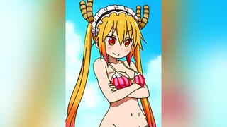 น้องกร 🐉🌻💛anime animeedit fypシ maiddragon tohru