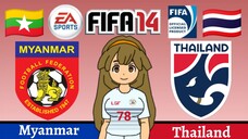 FIFA 14 | Myanmar VS Thailand (West Indochina Derby)