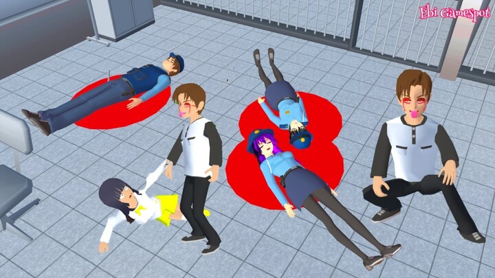 Yuta Gigit Polisi Sakura Meninggoi - Mio Kena Kurung Di Kelilingi Zombie | Sakura School Simulator