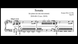 Eunjae Oh - Piano Sonata in one movement Sop. 96 (audio + sheet music)