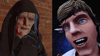 Luke Skywalker Vs Palpatine