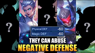 ALL HEROES WITH DEFENSE REDUCTION FOR YOU TO USE! | MOBILE LEGENDS