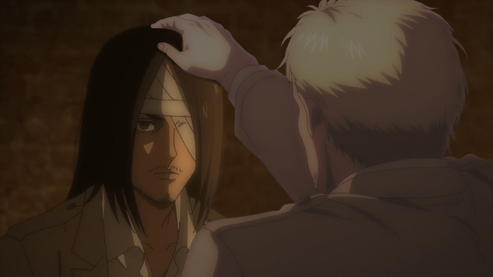Reiner who used head-touching kill on Eren