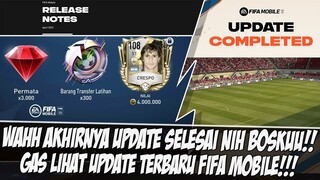 UPDATE COMPLETED!! GAS BAHAS UPDATE TERBARU FIFA MOBILE #fifamobile #fifamobile22 #fifamobile23