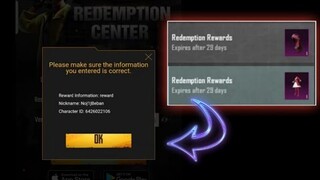 NEW 🔥 Redeem Code Get Free 2 Legends 😈 PUBG Mobile
