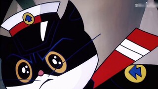 [Millions of sound effects dubbing] This Japanese version of Black Cat Sheriff really made me laugh 