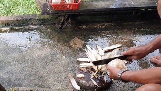 Bác 2 Chú Út Làm Món Chuột Xào Măng Tre Gai Nhìn hấp Dẫn quá. Góc Làng Quê