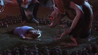 What is it like to have a group of wolf cubs? The wolf king is helpless!