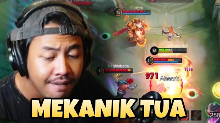 MEKANIK TUA MENCOBA MEMBUKA SEGEL🤡🤡 - Mobile Legends