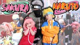 Naruto & Sakura Run Around Anime Los Angeles 2023