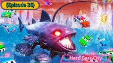 Hero Cars City (Episode 36) Terminated of Blob Shark
