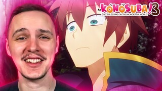 PEAK FOOLISHNESS RETURNS!! | KonoSuba S3 Ep 1 Reaction