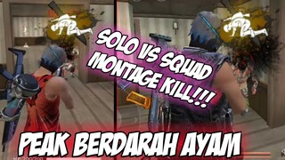 KILL MONTAGE SOLO VS SQUAD DI PEAK|| FREE FIRE-BATTLEGROUND