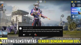 Cara Atur Sensitivitas Sendiri Dengan Mudah Dan Gampang Dimengerti | PUBG MOBILE INDONESIA