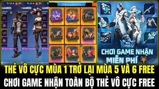 THẺ VÔ CỰC MÙA 1 HOA ANH ĐÀO VÀ TẤT CẢ MÙA KHÁC SẼ BÁN LẠI, CHƠI GAME NHẬN FREE THẺ VÔ CỰC THÁNG 12