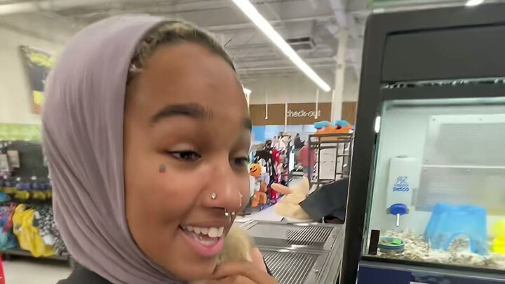 She came for a look, left with a hijab puppet.