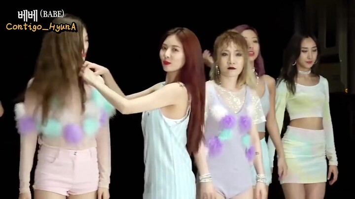 金泫雅扣舞蹈动作，被团长改编太搞笑了，泫雅私下太可爱了吧