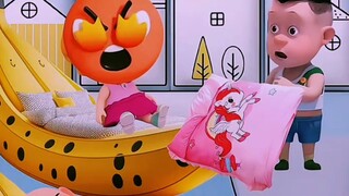Đôi dép của Tiểu Tiểu Cường bị mất