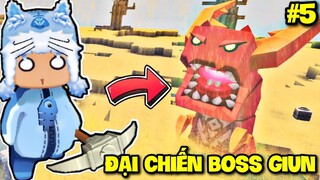 SINH TỒN VƯƠNG QUỐC SA MẠC - TẬP 5: MEOWPEO ĐẠI CHIẾN BOSS GIUN KHỔNG LỒ SIÊU MẠNH TRONG MINI WORLD