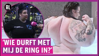 Vrouwelijke Hulk (160kg) gaat viral!