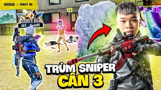 Bảnh thể hiện kỹ năng súng ngắm thượng thừa cân 3 trong tử chiến  | HEAVY Free Fire