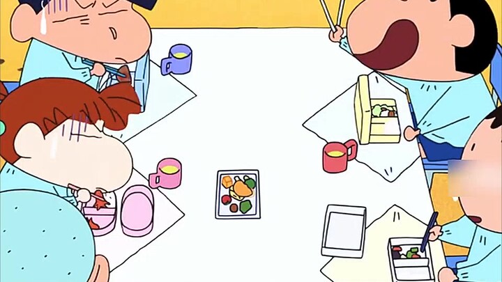 To get Masao to eat his hated vegetables, Shin-chan and the gang kick off a side-dish showdown right
