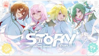 【中文CC字幕】【初音ミク × 鏡音リン × 巡音ルカ × MEIKO】SToRY【DECO*27×堀江晶太(kemu)】