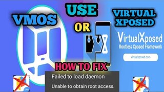 How Fix "Failed To Load Daemon" Using Vmos And VirtualXposed | No More Errors For GameGuardian