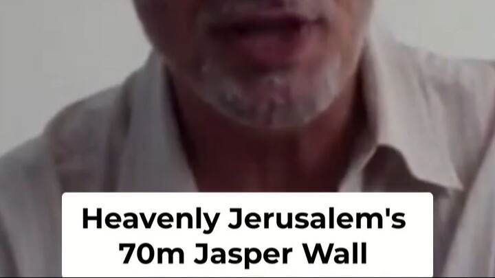 Heavenly Jerusalem  The 70-Meter Jasper Wall Revealed!