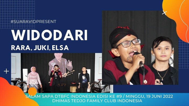 WIDODARI - RARA, JUKI & ELSA / SRGK MUSIK LIVE STUDIO SRGK BANDUNG GUNUNGKIDUL / 19 JUNI 2022