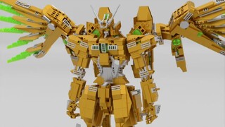 Ai có thể cưỡng lại được khối xây dựng bằng vàng của gundam?