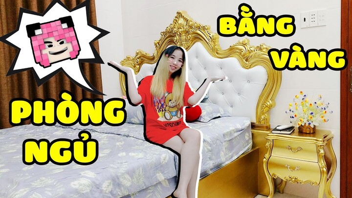 THỬ THÁCH ĐI TÌM NHÀ CỦA MỀU CHANNEL NGOÀI ĐỜI*MỀU KHOE PHÒNG NGỦ BẰNG VÀNG VÀ KIM CƯƠNG SIÊU KHỦNG