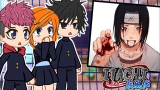 Jujutsu Kaisen React To Itachi Uchiha 🎴 // Sad Moments  // Naruto