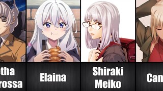 BEST WHITE HAIR ANIME GIRLS