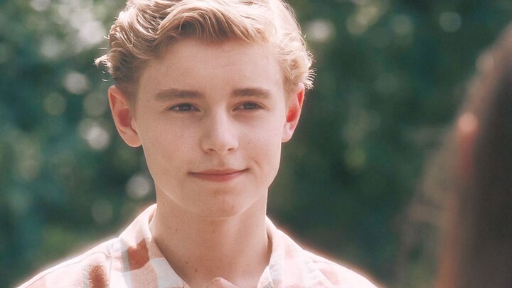 I don't want to be moved, but he is really good-looking.