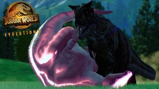 Toro HUNTS Parasaurolophus Lux in BIOSYN VALLEY - Jurassic World Evolution 2 [4K]