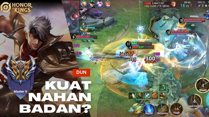 GAMEPLAY MASTER HERO DUN CLASH LANE | KUAT BUAT TB | HONOR OF KINGS