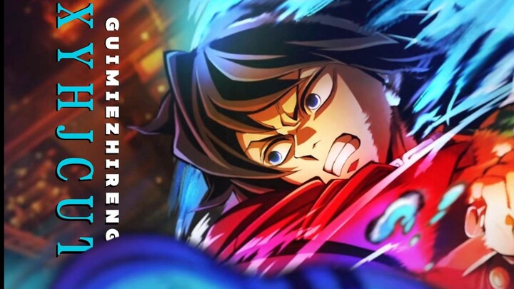 “⚡️Who taught you to edit Demon Slayer like this? The timing is so satisfying! Wow,⚡️”