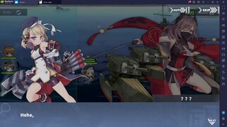 Azur Lane Beginner Mission Gameplay | Mobile Gacha on PC with BlueStacks