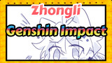 Zhongli / Menara Rasa Sakit | Genshin Impact Digambar Sendiri AMV