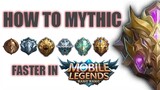 HOW TO BECOME MYTHIC  IN MLBB- AFTER 2MINS OF WATCHING THIS VIDEO