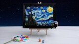 Immerse yourself in building Lego Van Gogh in a fixed format, I tried my best, Van Gogh, see for you