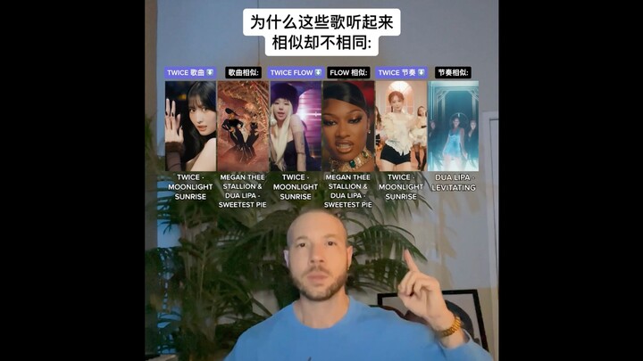 เพลงที่คล้ายแต่ไม่เหมือนกับ “MOONLIGHT SUNRISE” ของ TWICE