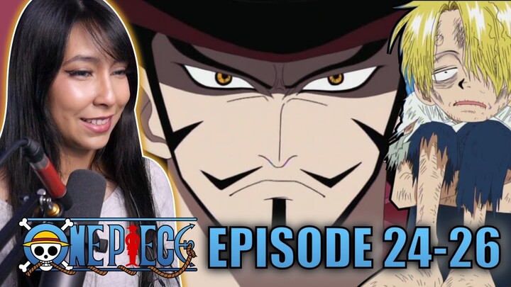MIHAWK!!! IS HERE?? SANJI'S PAST! | ONE PIECE EPISODE 24-26 REACTION