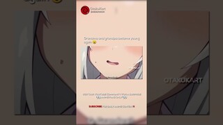 Grandma and grandpa became young again 😯 #anime #animememes #animeedits #shorts