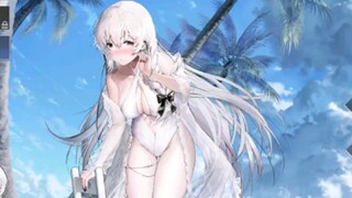 Azur Lane Hermione Live2d swimsuit showcase with special touches. I am honored to be born as an lsp!