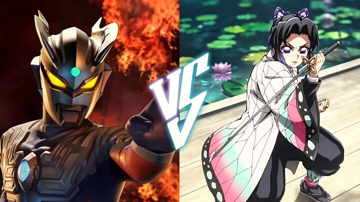 Can Ultraman Zero defeat Butterfly Shinobu?